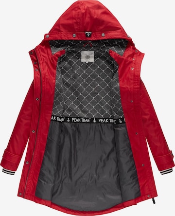 Cappotto funzionale 'L60042' di Peak Time in rosso