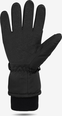 Gants de sport 'Snowguard ProTect' normani en noir