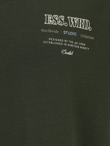T-Shirt 'JJEURBAN EDGE STUDIO' Jack & Jones Plus en vert