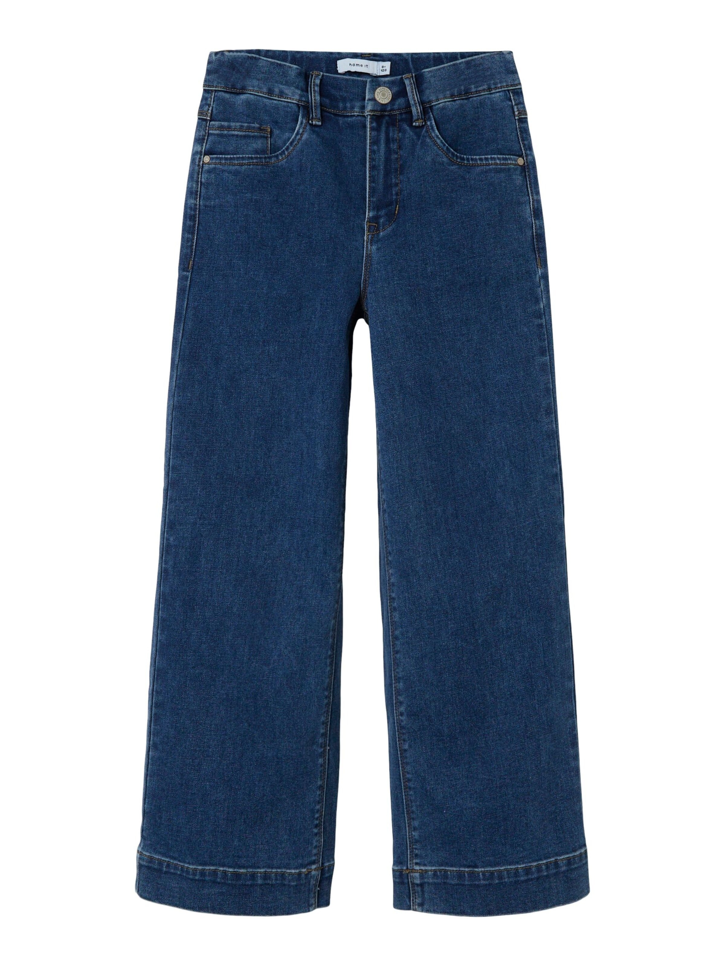 NAME IT Wide leg Jeans 'Wide Leg Jeanshose' in Blue: front