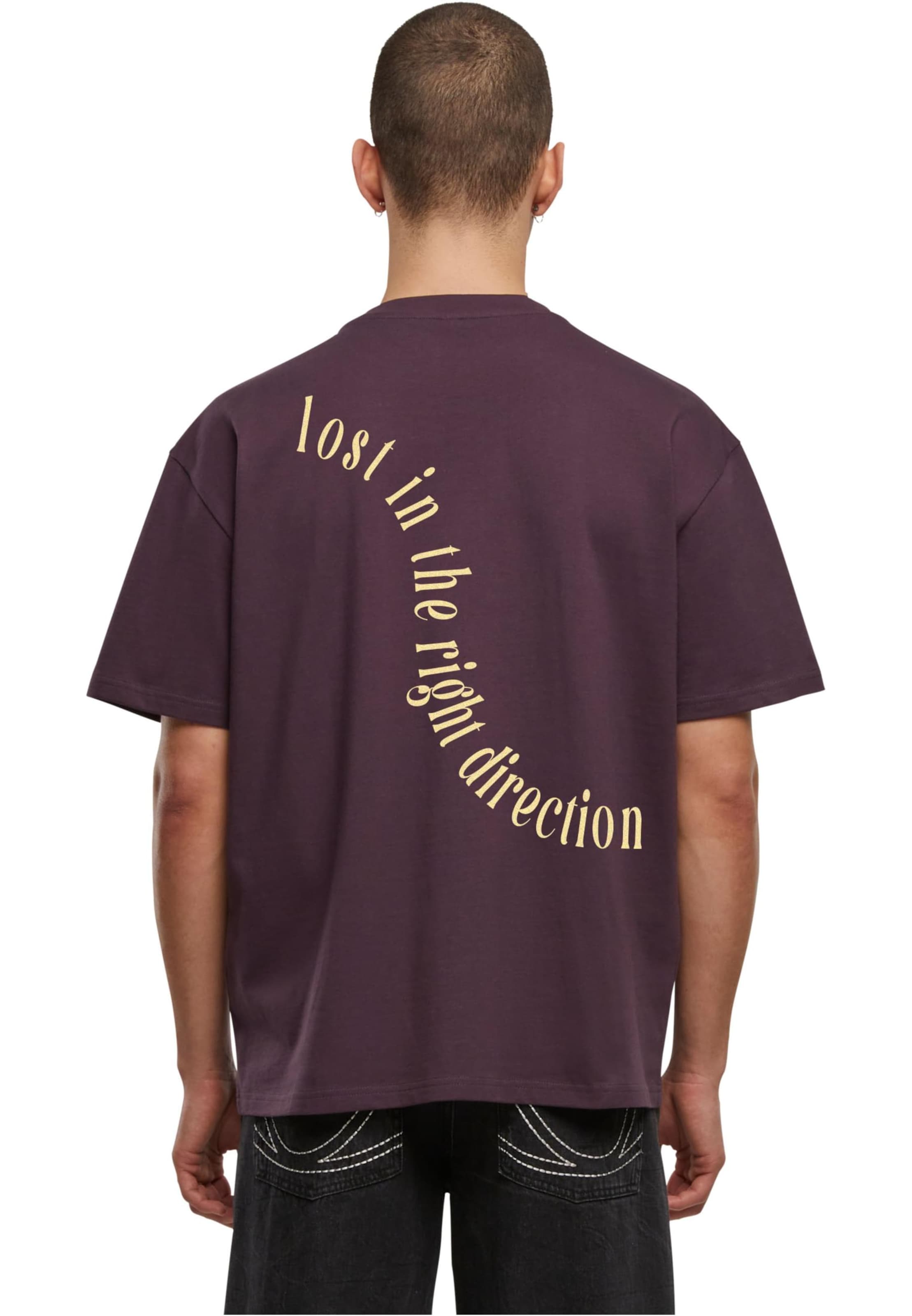 T-Shirt 'Right Direction' Lost Youth en violet