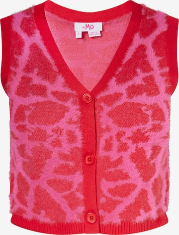 MYMO Knitted Vest in Pink: front