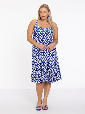 Yoek Summer Dress in Blue