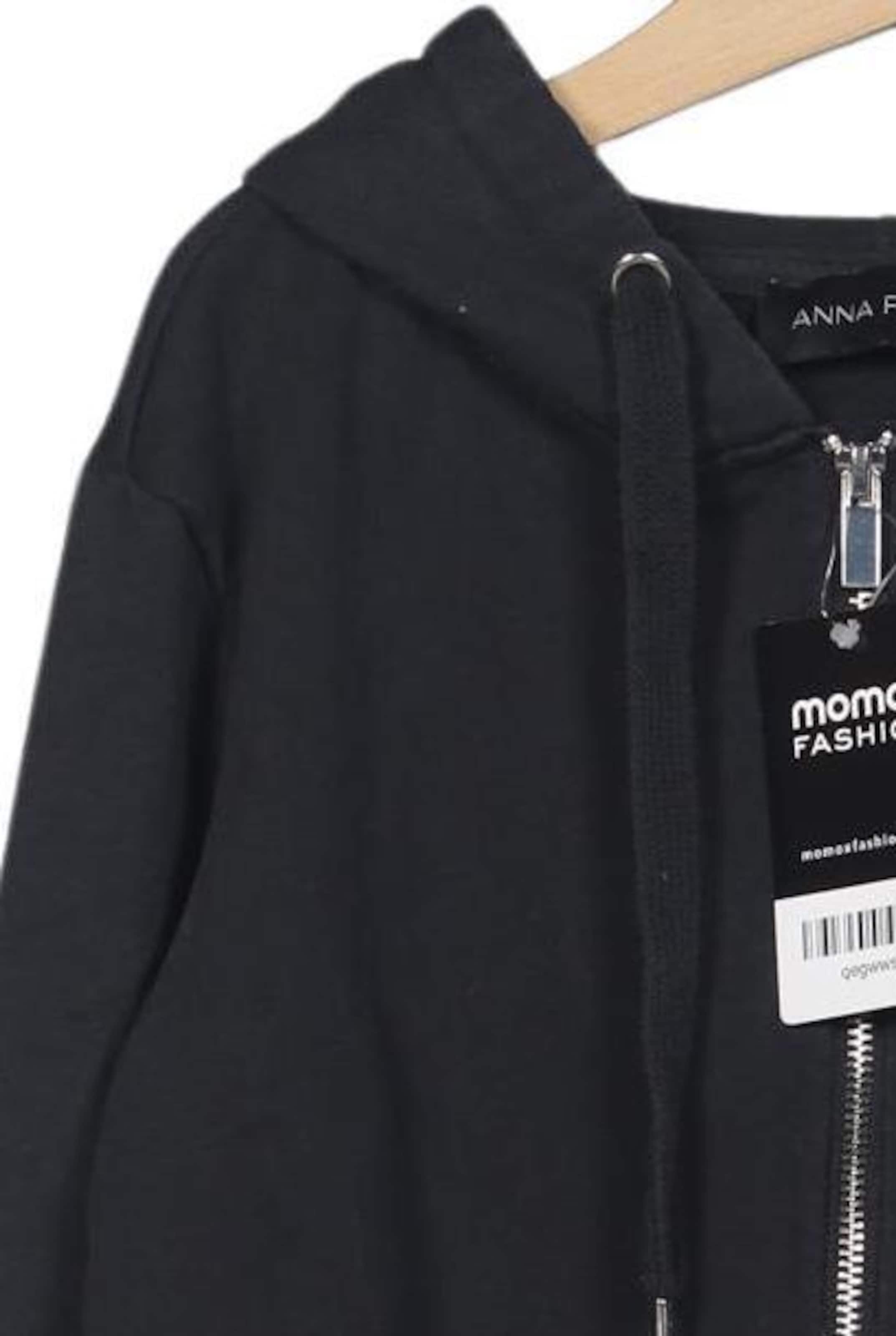 Anna Field Sweatshirt & Zip-Up Hoodie in S in Black