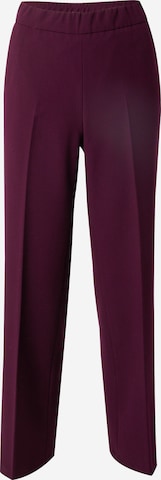 purpurinė MAC Laisvas Kelnės su kantu 'CHIARA': priekis