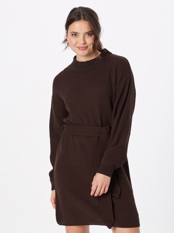 GLAMOROUS BLOOM Knit dress in Brown: front