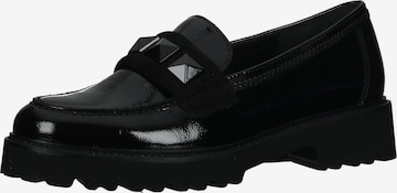 GABOR Classic Flats in Black: front