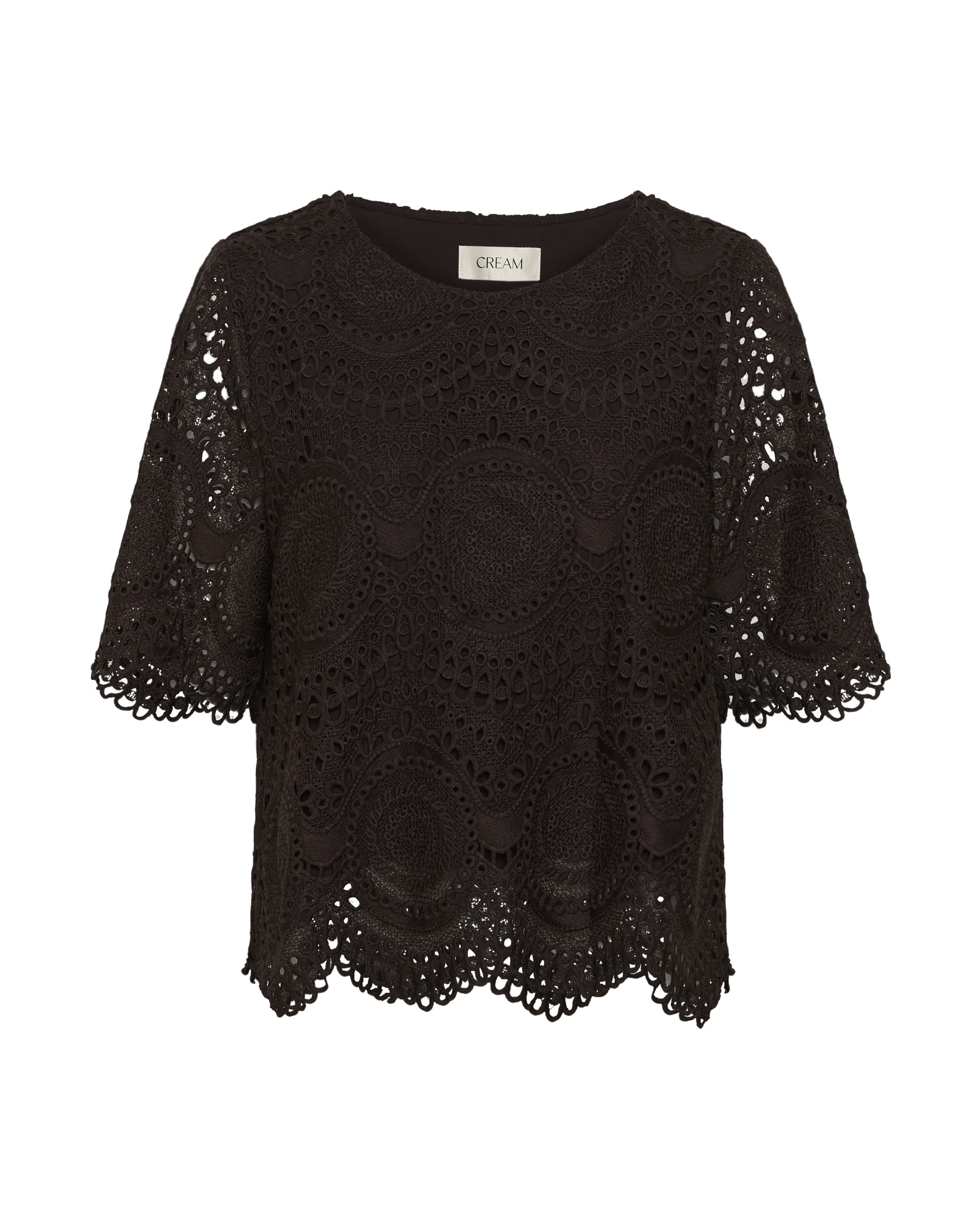 Cream - Blusa 'CRBaja' em preto: frente