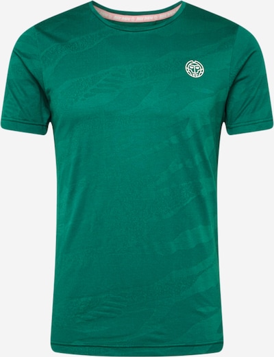 Tricou funcțional 'Ikem' BIDI BADU pe verde închis, Vizualizare produs