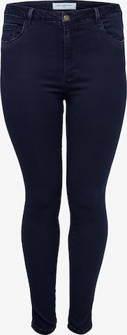 ONLY Carmakoma Skinny Jeans 'Augusta' i blå: framsida