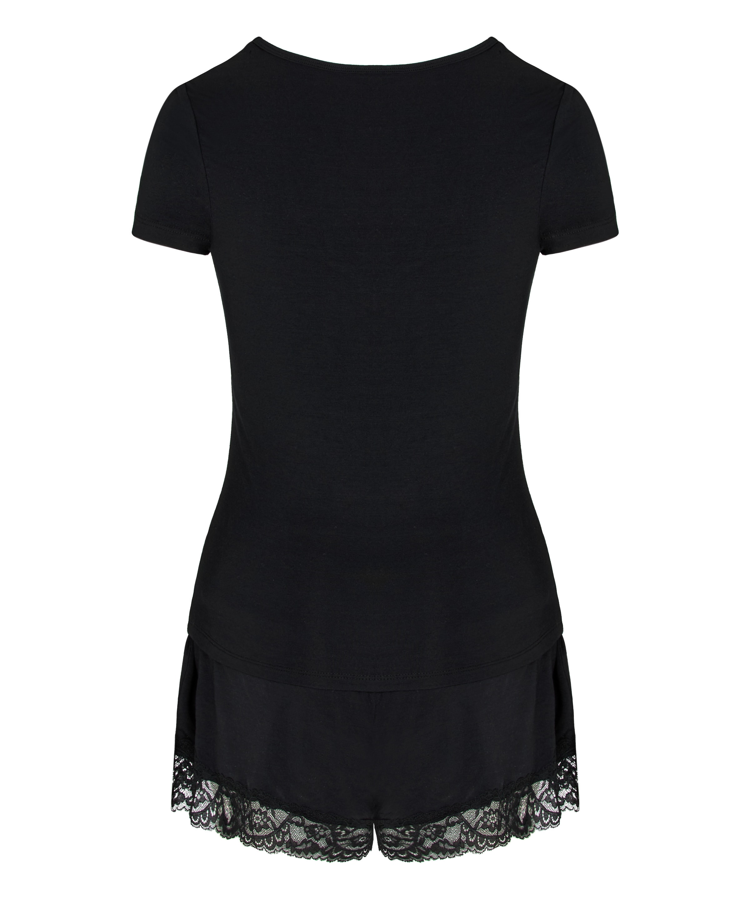 Hunkemöller Pyjama 'Nana' in Zwart