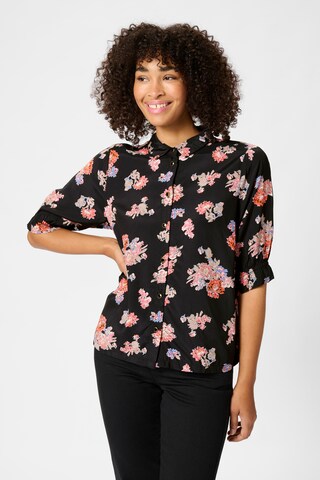 Kaffe Bluse 'Velana' i sort: forside