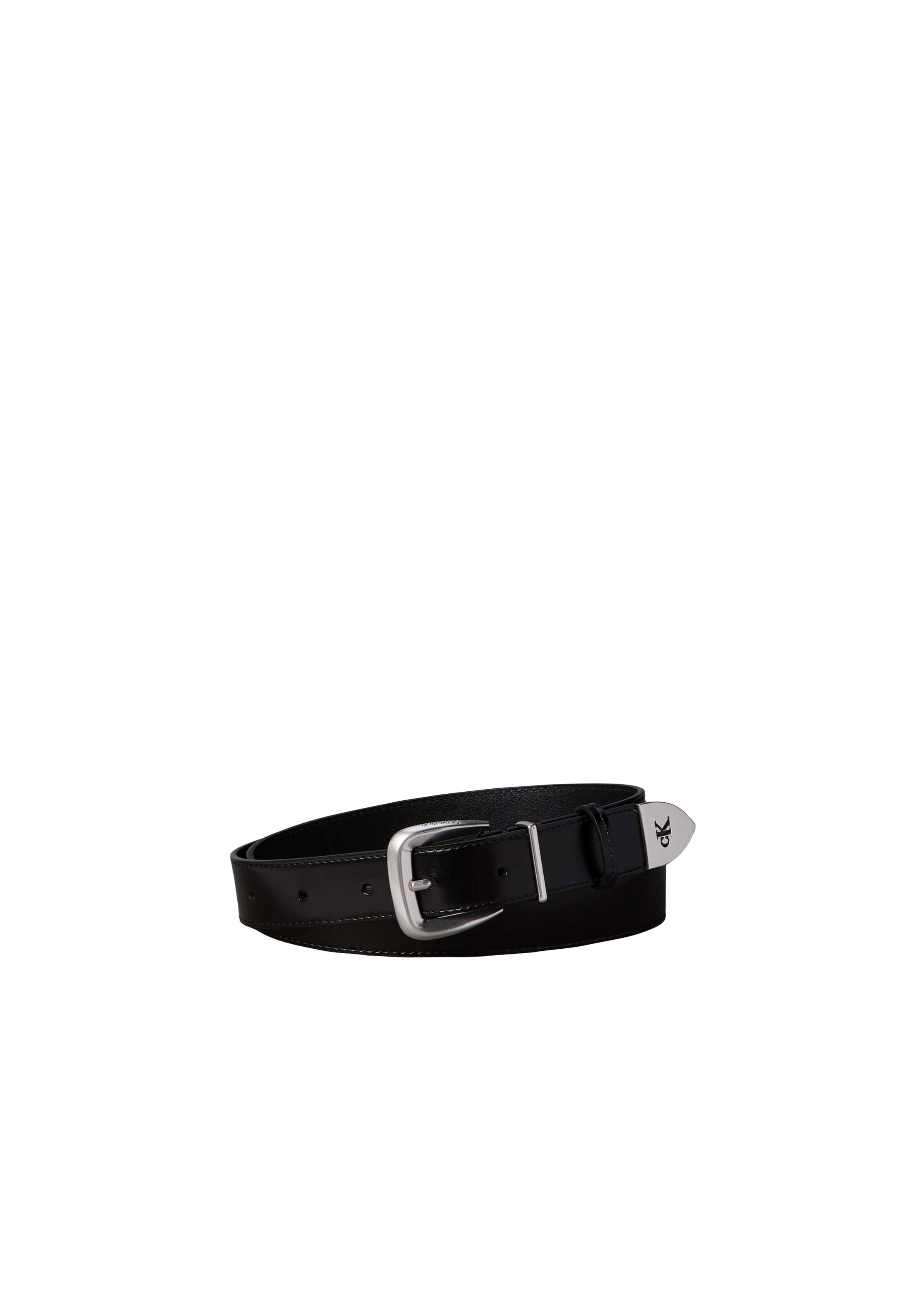 Calvin Klein - Cinturón en negro: frente