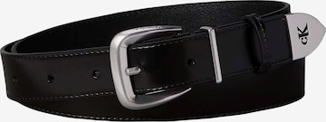 Calvin Klein - Cinturón en negro: frente
