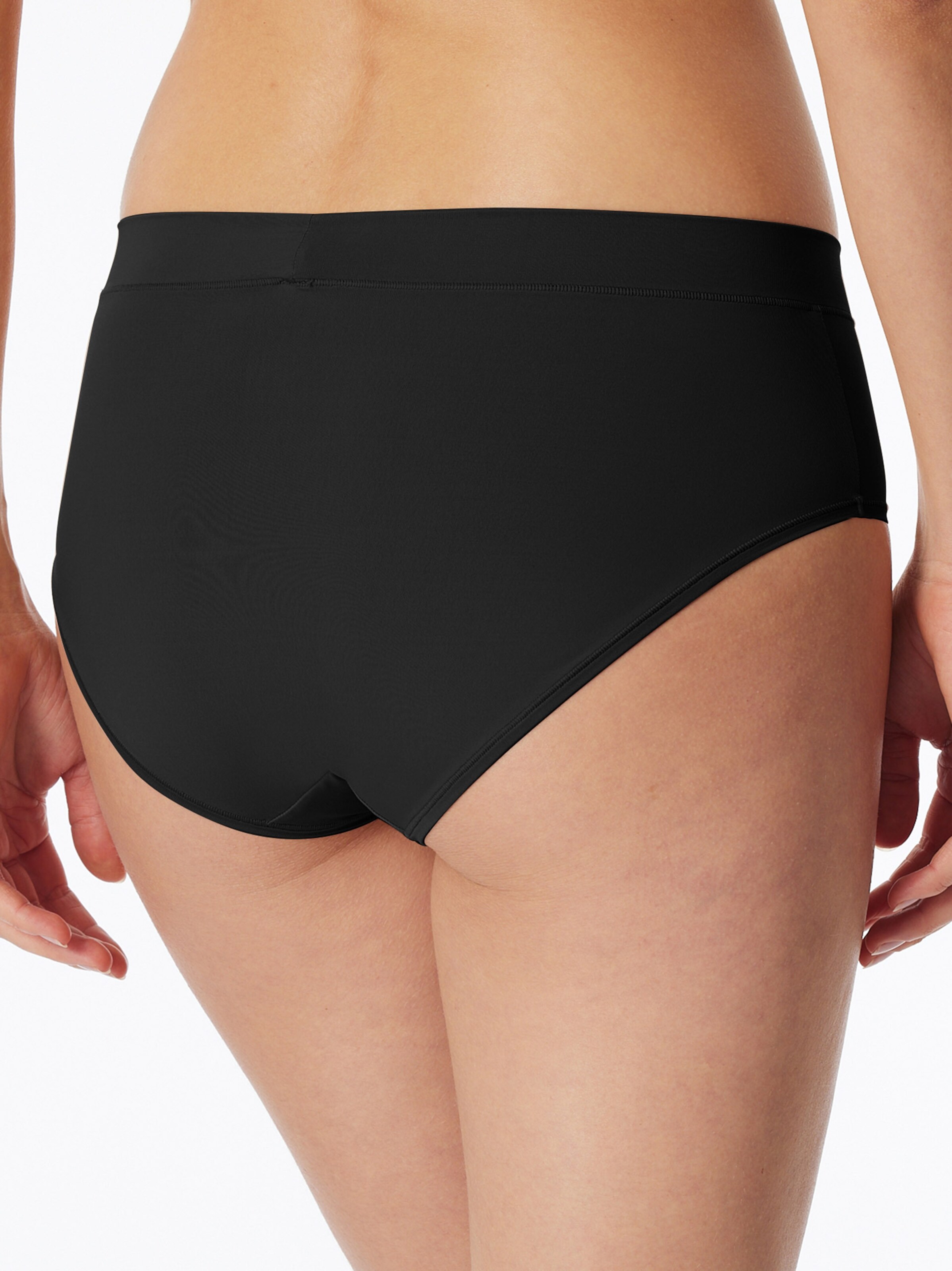 SCHIESSER Broekje ' Retro Pants Unique Micro ' in Zwart