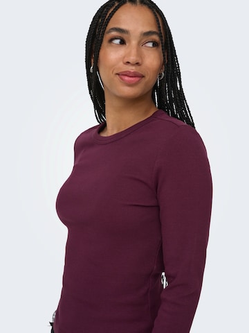 ONLY Shirt 'ONLVAL' in Lila