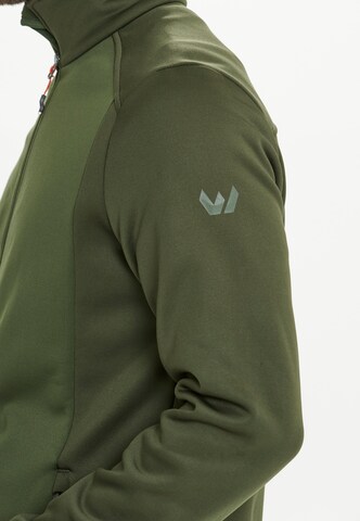 Whistler Athletic Fleece Jacket 'Fred' in Green