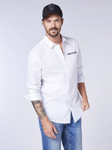 UNCLE SAM Regular Fit Hemd in Weiß