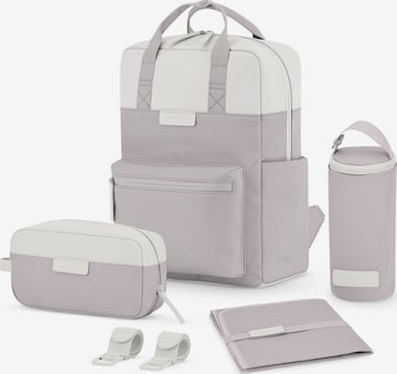 Kapten & Son Backpack 'Bergen Pro Diaper' in Grey: front