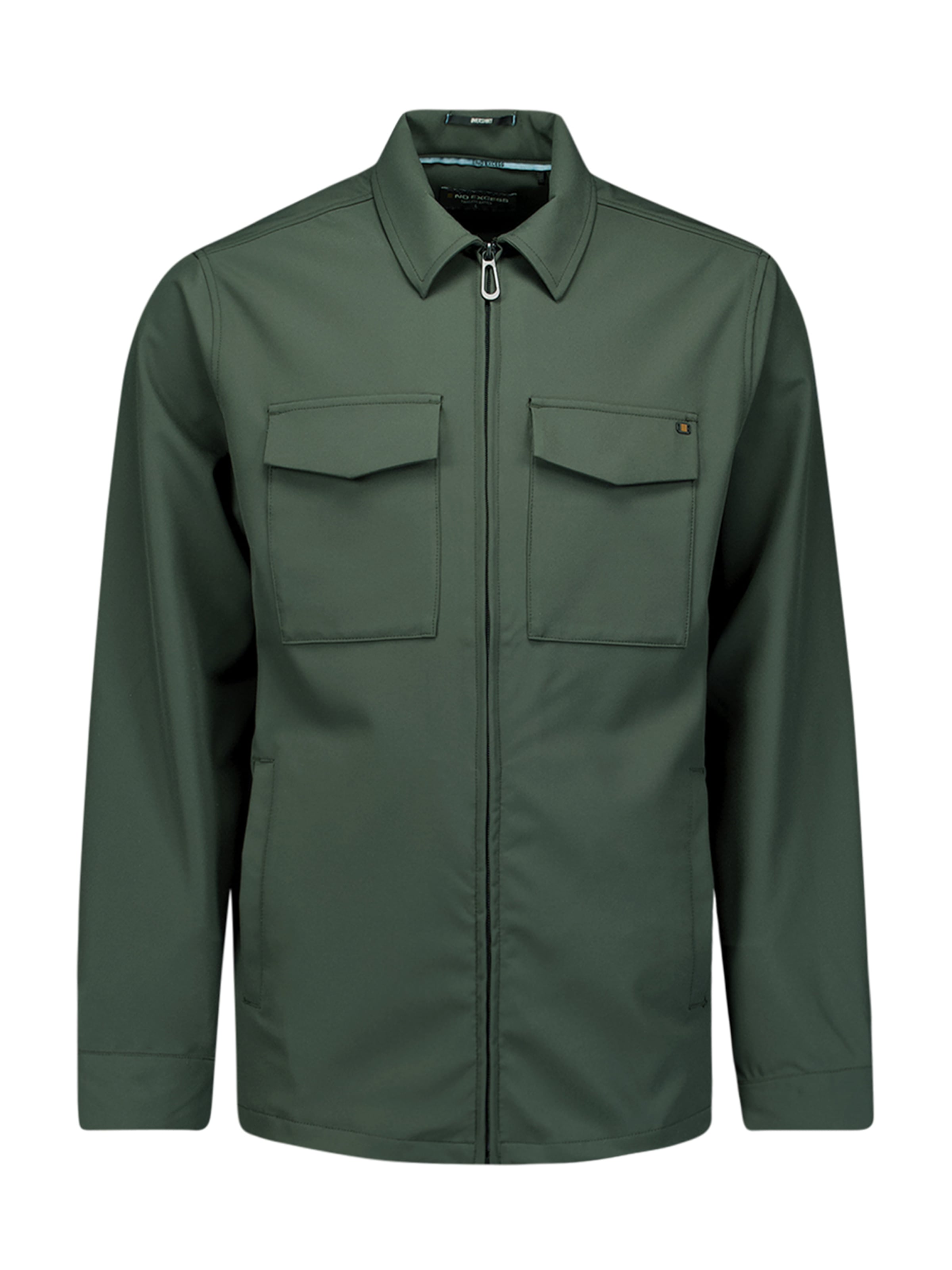 No Excess Přechodná bunda – šedá: přední strana