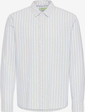 Camicia ' BHAban Linen Mix Striped ' di BLEND in blu: frontale