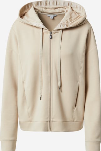 comma casual identity Sweat jacket in Beige: front