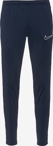 NIKE Slimfit Sportbroek 'Academy 23' in Blauw: voorkant