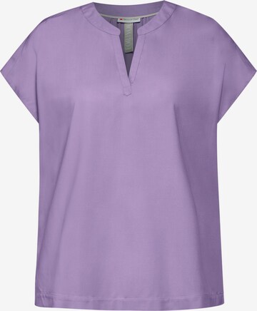 STREET ONE Blouse in Purple: front