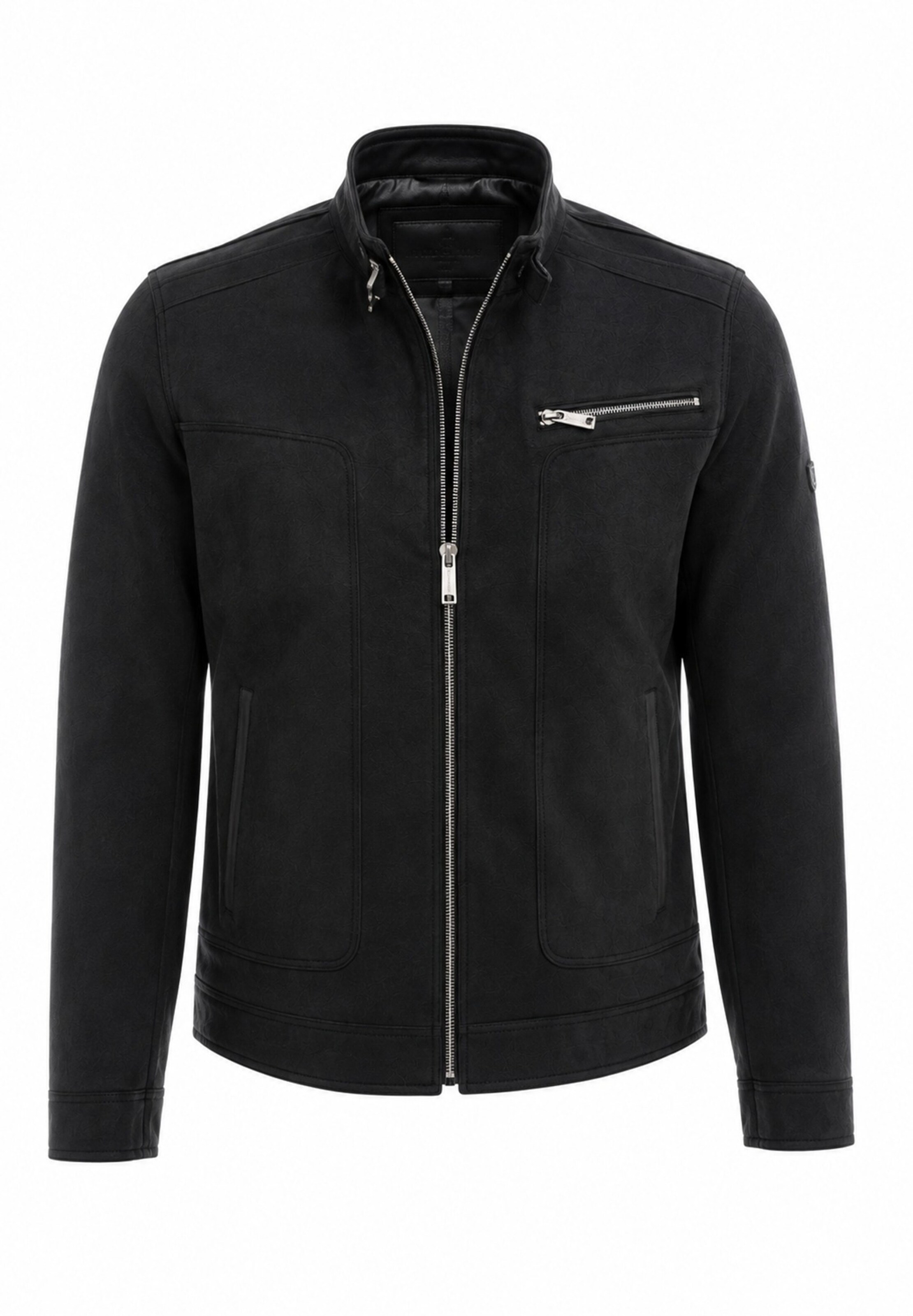 PIERRE CARDIN Freizeitjacke in Schwarz: Vorderseite