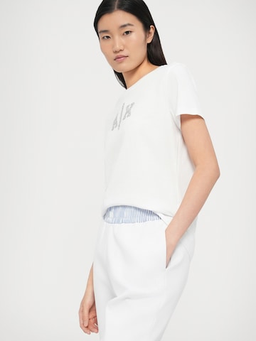 ARMANI EXCHANGE T-shirt i vit