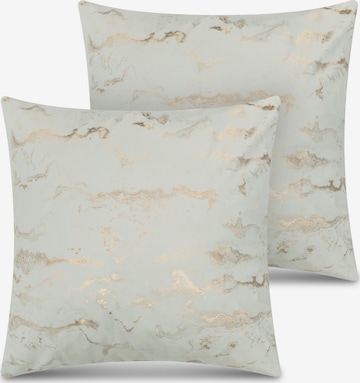 Coussins ' Carrara ' Aspero en vert : devant