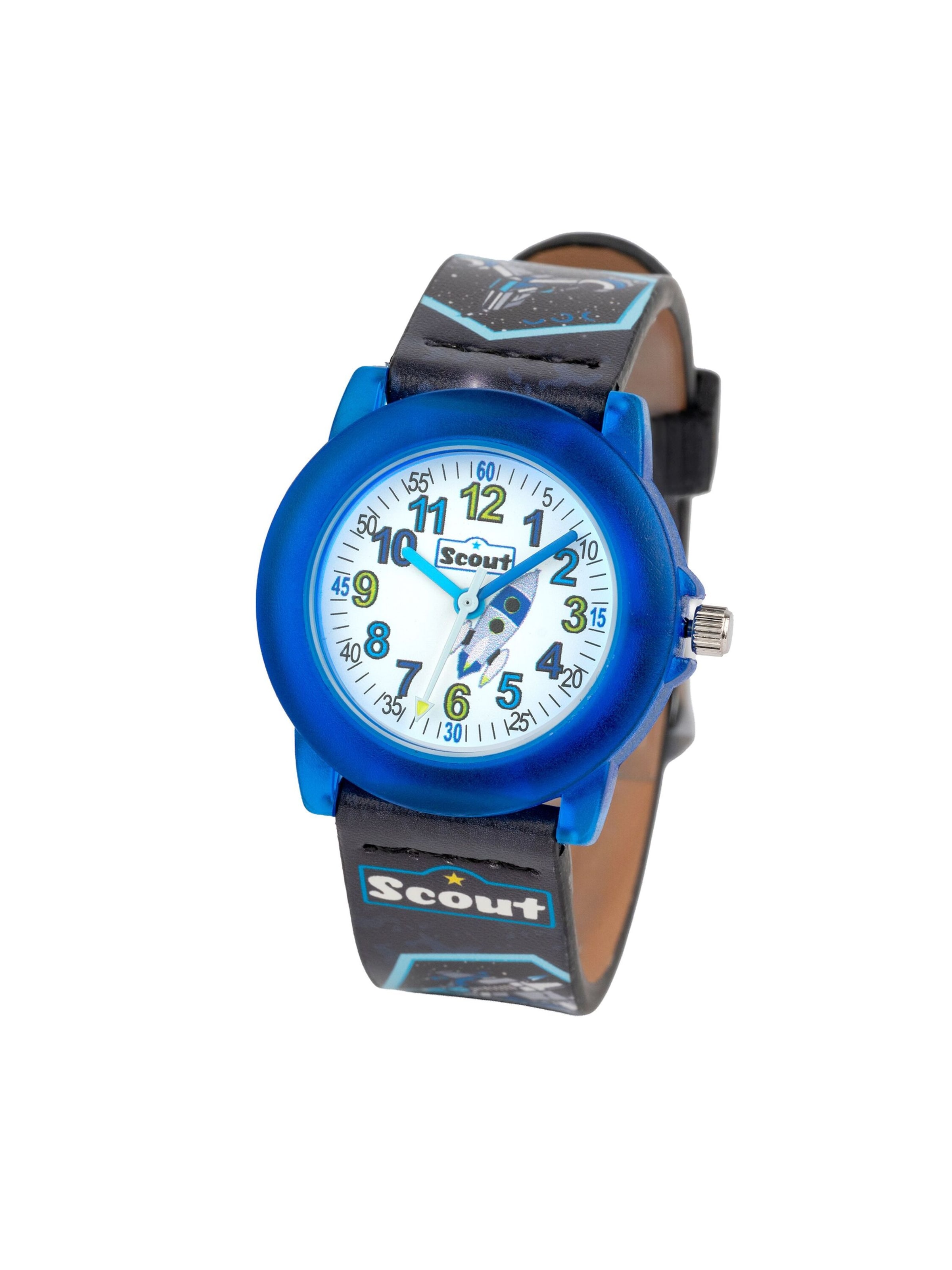 SCOUT Uhr in Blau: Vorderseite