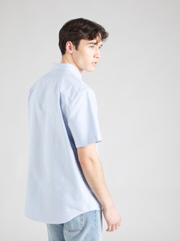 LEVI'S ® Regular Fit Hemd 'SS Authentic Button Down' in Blau