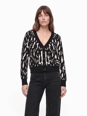 VERO MODA Strickjacke 'VMNANCY' in Schwarz: Vorderseite
