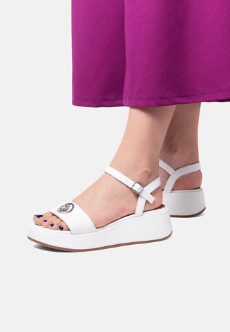 U.S. POLO ASSN. Sandale 'Glory' in Weiß