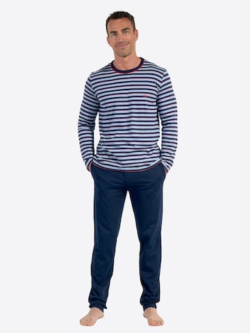 Pyjama long ' Long Sleepwear Atlantic ' HOM en bleu : devant
