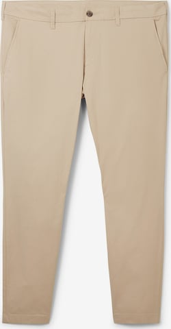 Regular Pantalon chino TOM TAILOR Men + en beige : devant