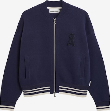 ARMEDANGELS Gebreid vest in Blauw: voorkant