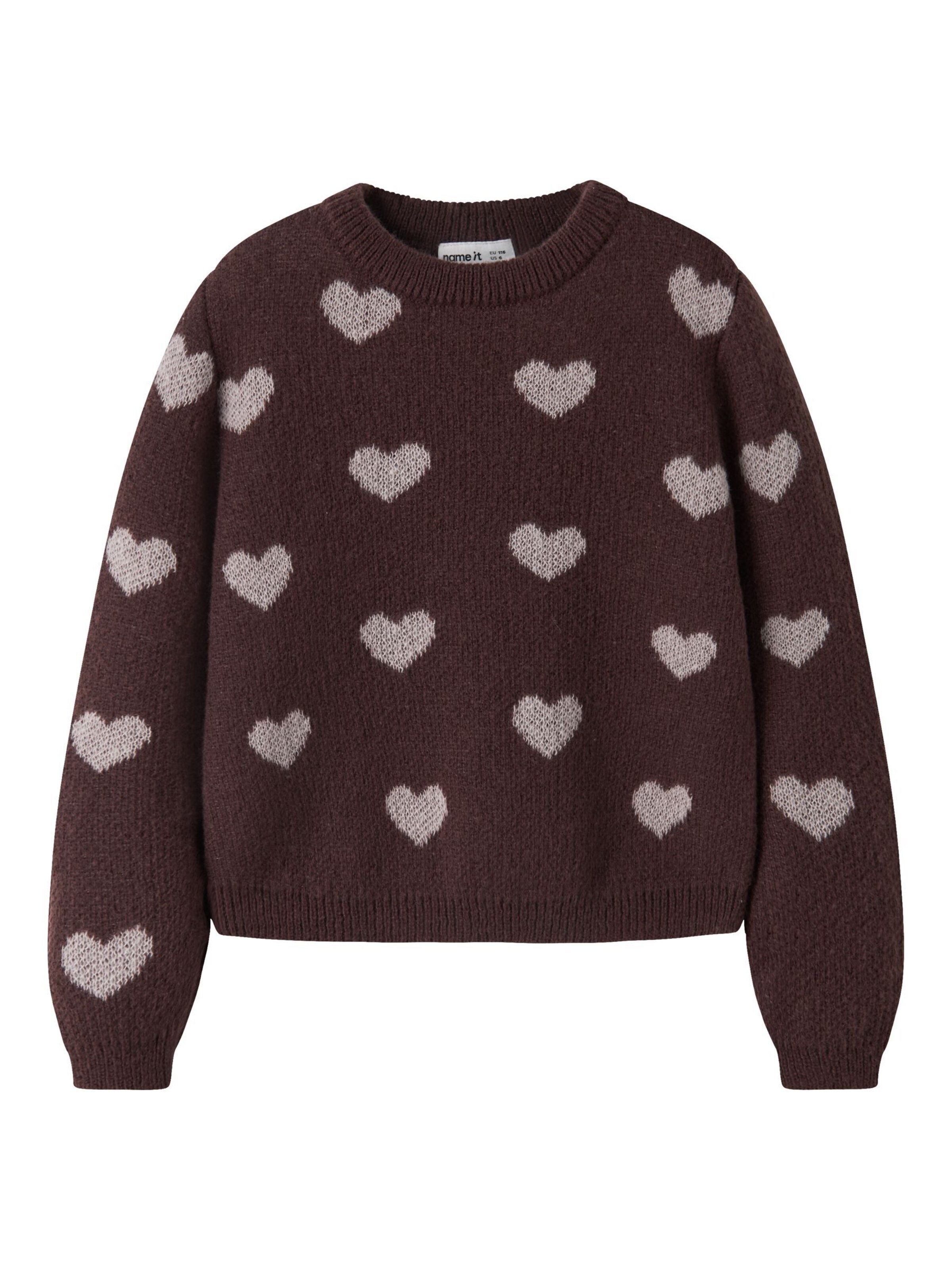 Pull-over NAME IT en marron : devant