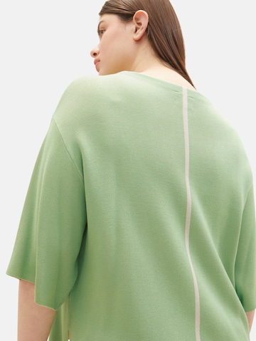 Tom Tailor Women + Pullover i grøn