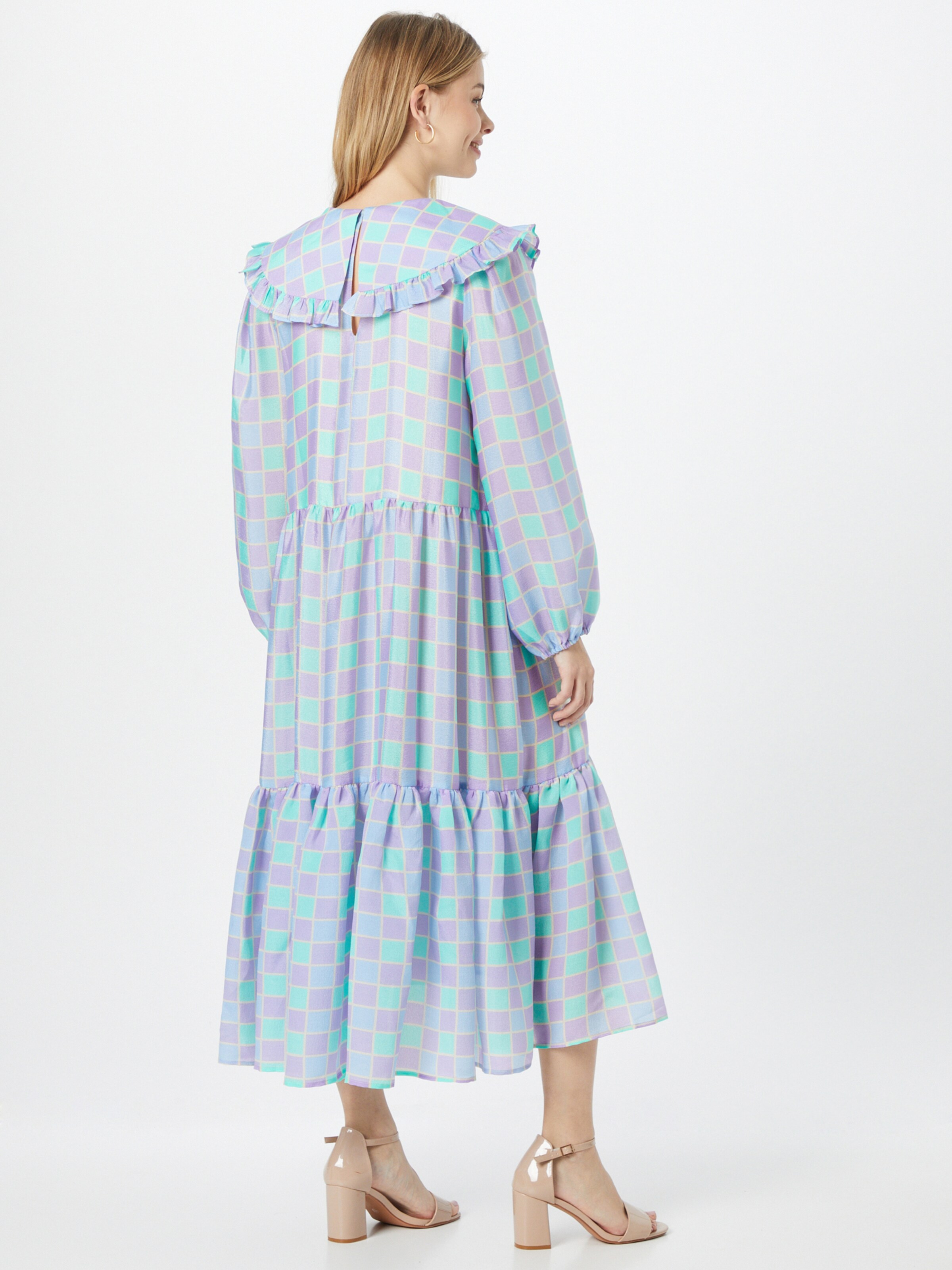 Frauen Große Größen Stella Nova Kleid 'Stefania' in Hellblau, Helllila - CN06394 Frauen Große Größen Stella Nova Kleid 'Stefania' in Hellblau, Helllila - CN06394