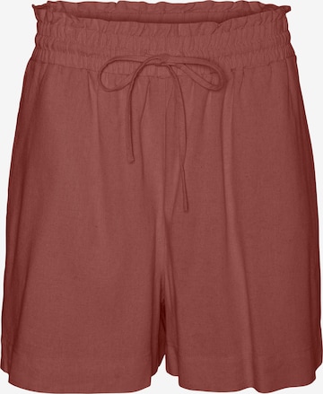 Pantalon 'VMMYMILO' VERO MODA en rouge : devant