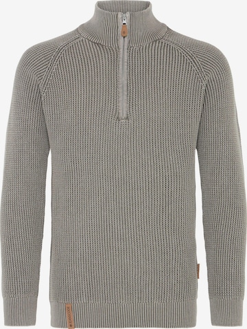 INDICODE JEANS - Pullover ' IDRocklyn ' em cinzento: frente