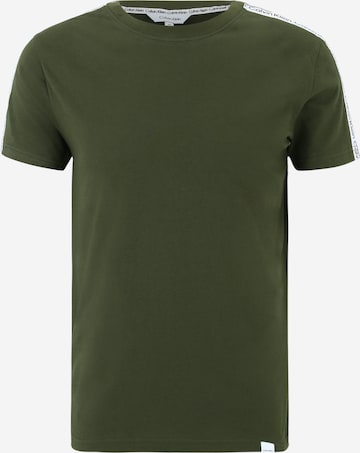 Calvin Klein Swimwear Shirt in Green: front