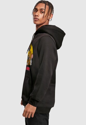 Merchcode Sweatshirt 'Tom And Jerry - Thumbs Up' in Black