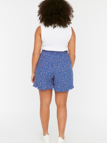 Trendyol Curve - Falda en azul