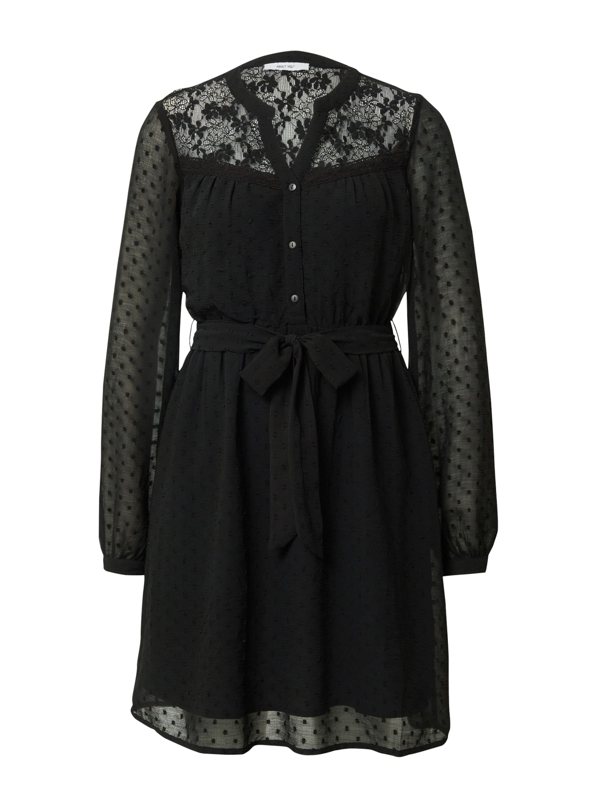 Abito 'Leona' di ABOUT YOU in nero: frontale