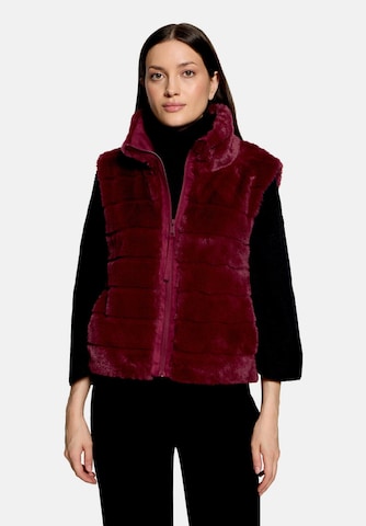 Gilet Betty & Co en rouge : devant
