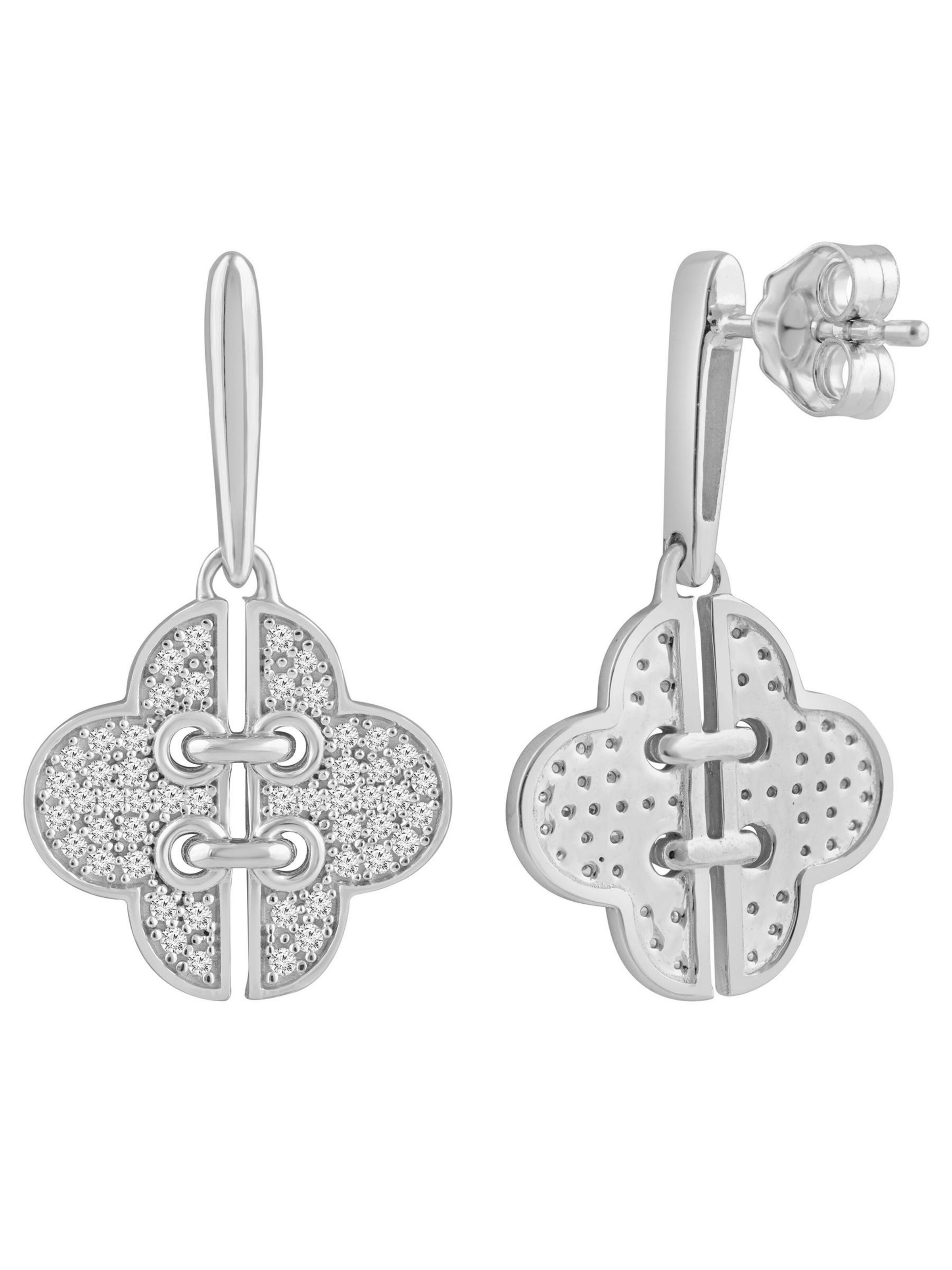 Diamant Exquis Earrings in Silver