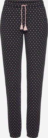 VIVANCE Pizsama nadrágok - fekete: elől
